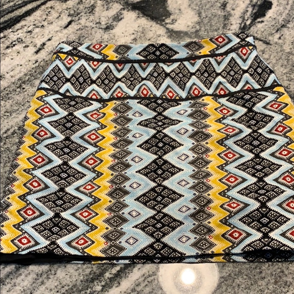 Colorful pencil skirt